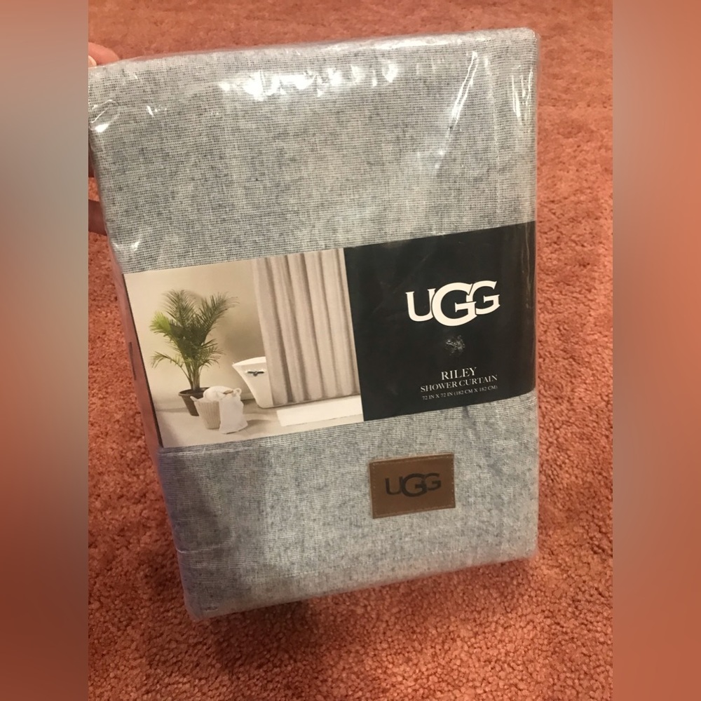UGG shower curtain brand new navy color